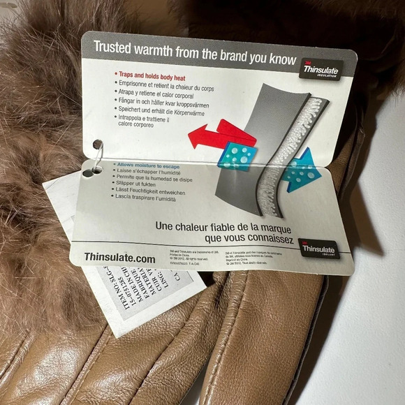 New Picabo  Leather Gloves - Picture 4 of 5